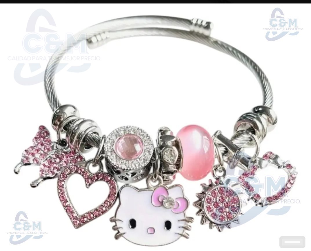 PANDERO DE HELLO KITTY ROSADO OSCURO P74